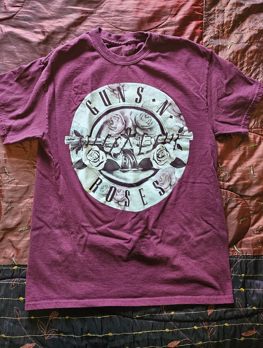Men's Graphic Tee - Burgundy